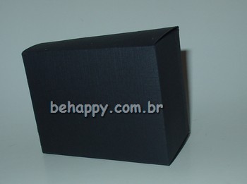 Caixa FATIA BOLO CAKE<BR>em papelo preto tela